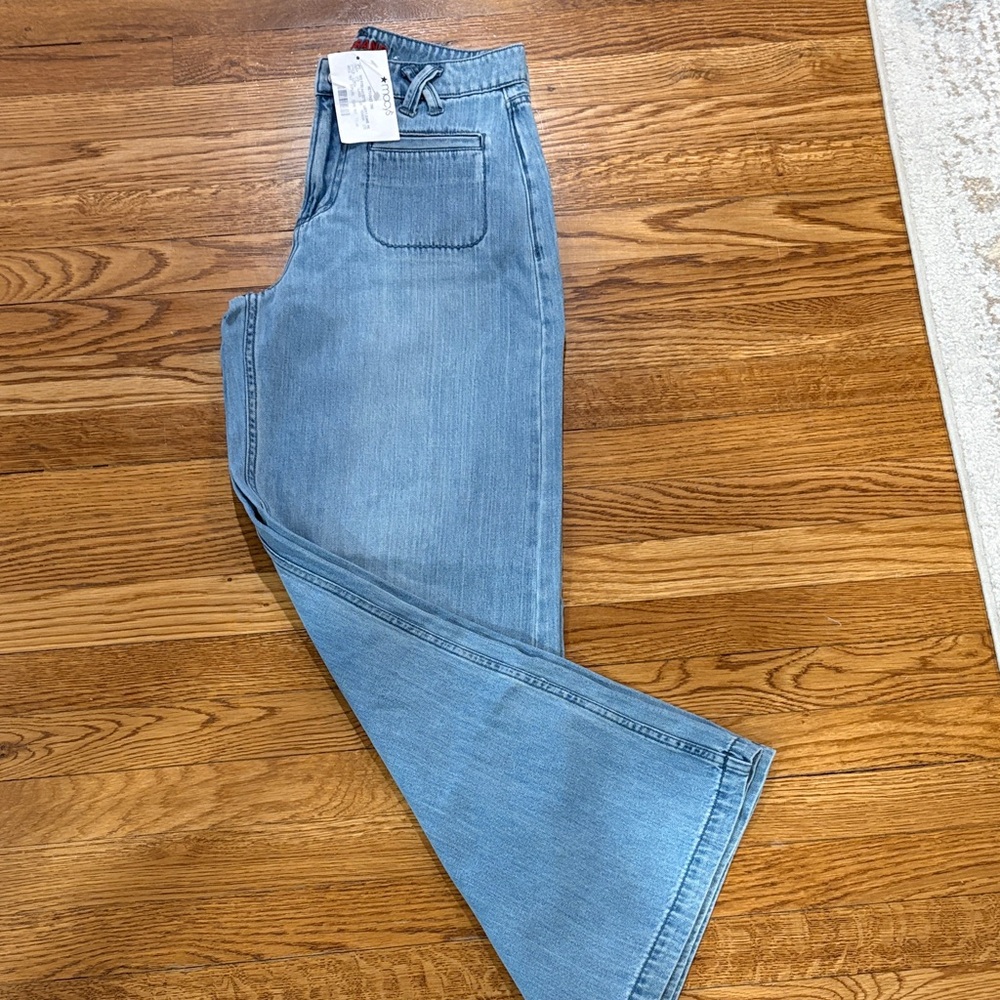 Women's Light Blue Wide Leg Jeans